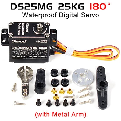 9imod RC Servo 35kg 45kg 25kg 51kg Metal Waterproof Brushless Servo Motor For Servo RC 1/10 1/8 Traxxas TRX4 Axial SCX10 RC Car