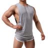 Mens Tank Tops Sleeveless Cotton Summer Vest Loose Gym Fitness Tops Casual Undershirts Boxers Shorts Underwear Mens Clothes Set