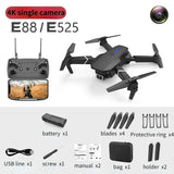 New E88 Pro WIFI FPV Drone Wide Angle HD 4K 1080P Camera Height Hold RC Foldable Quadcopter Dron Helicopter Toys Gift