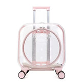 Stroller Kitten Cat Carriers Crate Backpack Transporter Cat Carriers Trolley Animal Trasportin De Gato Pets Products Dog