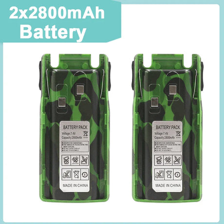 Baofeng UV-82 Battery 2800/3800/4200 mAh Enlarge for Walkie Talkies UV82 Plus UV-8D UV-82WX Original Ham Radios BL-8 Accessories