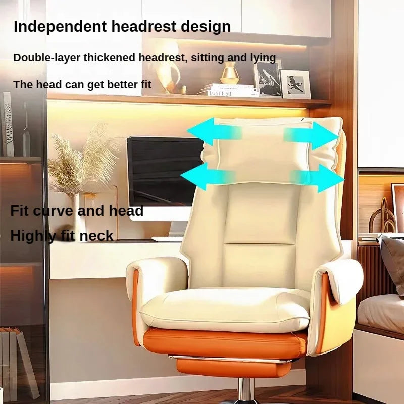 Computer Gaming Chairs with Reclining Backrests,Rotating Boss Chairs,Sofa Seats, Comfortable Office Chairs, Home, New