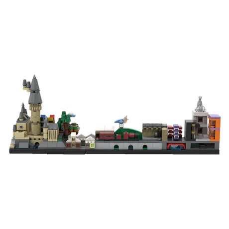 BuildMOC City Skyline Saint Petersburg Rome Washington Rotterdam Architecture Street View House  Building Blocks Kids  Toys Gift