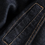 Autumn New High-end Brand Male Fashion Boutique Blue Slim Casual Denim Jacket Trendy Thin Mens Denim Coat Cowboy