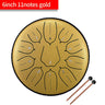 Steel Tongue Drum 8 Inch / 6 Inch 11 Notes Handpan Drum Drumstick Mallet Finger Percussion Tongue Tambourine for Meditation Yoga