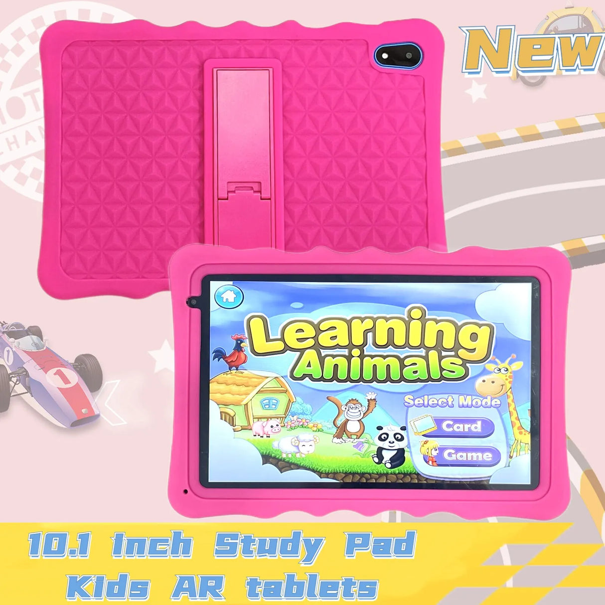 10.1inch Education Tablet Study Pad .Android11,64G HD Safety Eye Protection Screen, WiFi, Dual Camera,Montessori Education Toy.