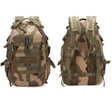 Men's backpack large capacity hiking camping canvas travel backpack men's camouflage sports outdoor tactical backpack