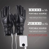 Snowmobile Heating Gloves Hand Warmers 3 Gear Electric Thermal Gloves Waterproof Snowboard Cycling Motorcycle Bicycle SkiOutdoor