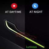 USVOTOV For Tesla Model 3 Y Door Handle Cover Glow Protector Luminous At Night Sticker Soft Wrap Kit Car Organizer Accessories