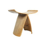 Creative Wood Butterfly Stool Solid Wood Foot Stool Home Adult European Curved Wooden Bench Living Room Walnut Shoe Bench