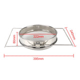 Net Impurity Filter Double sieve strainer Beekeeping Honey filter For Beekeeping Special Tools Stainless Steel Garden Supplies