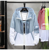 Men Summer Ultralight Jacket Thin Sunscreen Casual Zip-Up Coat Breathable Quick Dry Jackets Sports Male Stand Collar Skin Coats