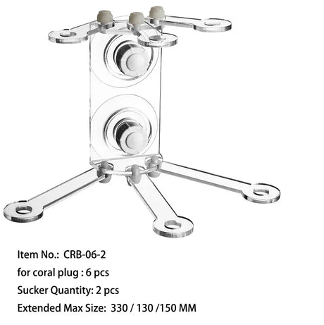 SPS Coral Frag Plug Stand Rack Acrylic Aquarium Reef for Being Placed Into Marine Sources Fish Tank Decoration Accessories