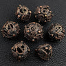 7PCS/SET DND Metal Dice Set Three-dimensional Flying Dragon 3D Metal Dice D&D Hollow Metal Dice Set DnD RPG Polyhedral Games