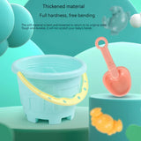 Beach Toys Sandbox Silicone Bucket And Sand Toys Sandpit Outdoor Summer Toy Water Game Play Cart Scoop Child Shovel For Kids