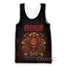 New Fashion Women/Men's 3D Print kreator  Tank Tops Harajuku  Vest  Summer Undershirt Shirts Streetwear