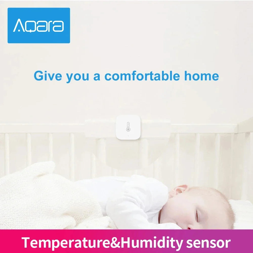 Aqara Temperature Sensor Smart Air Pressure Humidity Environment Sensor Smart Control Zigbee Smart Home For Xiaomi home Homekit