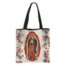 Our Lady of Guadalupe Virgin Mary Print Handbag Women Catholic Churches Canvas Shopping Bags Casual High-capacity Tote Bag Gift