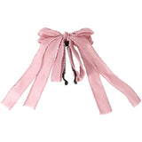 Trendy Ribbon Bow Banana Clip Women Girl Colour Bowknot Ponytail Claw Hair Clips Hairpin Barrettes Hair Accessories Gifts 2023