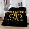 HD Cartoon Moschino Toy Bear 3D Blanket,Soft Throw Blanket for Home Bedroom Bed Sofa Picnic Travel Office Rest Cover Blanket Kid