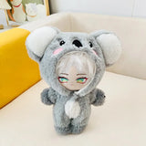 Doll Clothes for 20cm Idol Doll Outfit Accessories Green Dinosaur One-Piece Suit for Super Star Dolls Toys Collection Gift