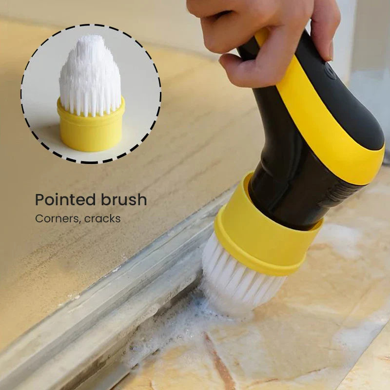 Electric Cleaning Turbo Scrub Brush Wireless Window Wall Cleaner Adjustable Cleaning Brush Bathroom Kitchen Cleaning Tool