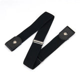 New Adjustable Stretch Elastic Waist Band Invisible Belt Buckle-Free Belts for Women Men Jean Pants Dress No Buckle Easy To Wear