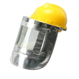 Fire Hood High Temperature Helmet Aluminum foil Proximity Helmet Radiation Protection Use for Firemen High-Temperature Worker