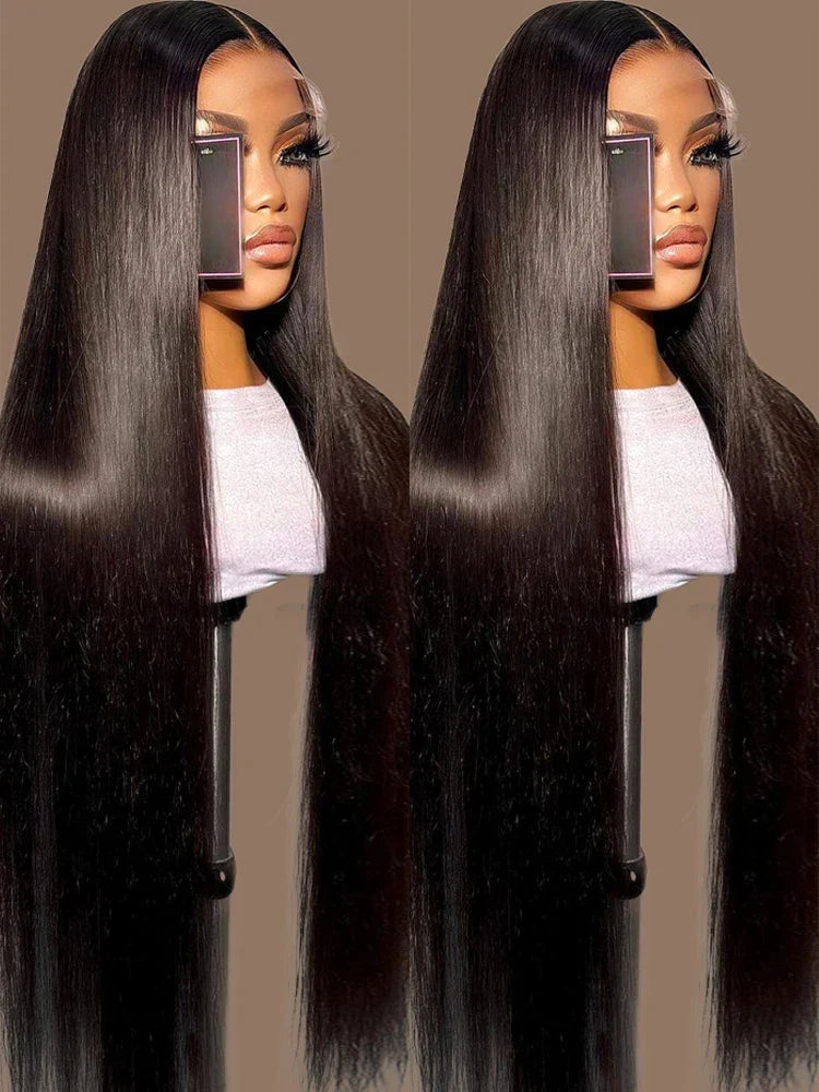 40 46 Inch 13x4 Straight Lace Front Wig Human Hair Brazilian 360 Full Lace Wigs For Women 13x6 HD Lace Frontal Human Hair Wigs