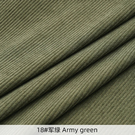 50x150cm Solid Color Rib Corduroy Fabric For Pants Apparel Overcoat Jackets Suspender Skirt Home Textile 8 Stripes Thickening