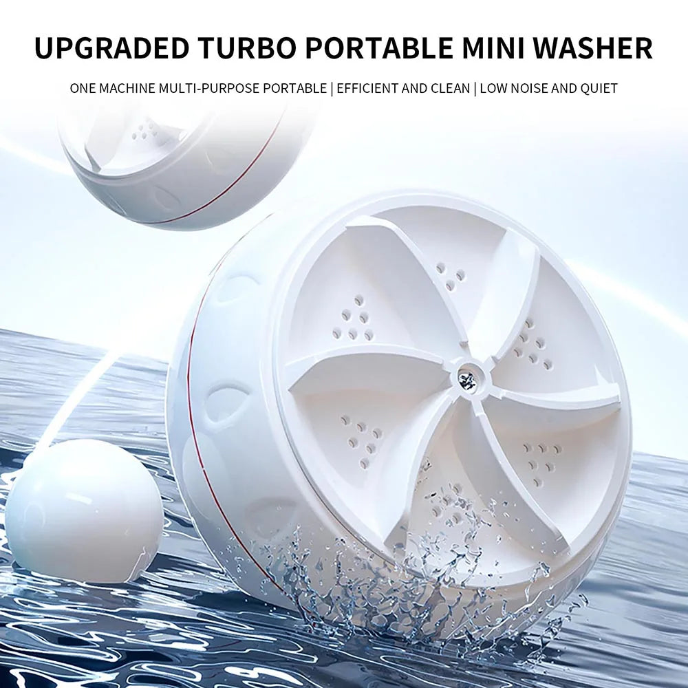 60W Washing Machines Portable Business Travel Mini Washing Machine Suitable for Socks Underwear Laundry Appliances Household