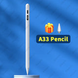 Aieach A33 Stylus Pen For Touch Screens, Touch Pen For iPad Pen Apple Pencil All Android iOS Tablet Phone Pen with Power Display