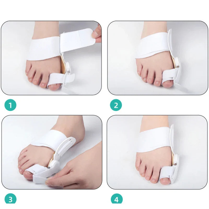 1Pcs Bunion Straightener Adjustable Hallux Valgus Corrector Pain Relief Toe Correct Splint Big Toe Eversion Corrector Tools