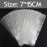 MNFT 500Pcs/lot 7*15cm PVA Water Soluble Bags For Carp Fishing Bait Casting New Fishing Accessories 7*10cm & 7*19cm