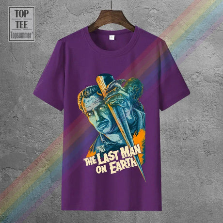 The Last Man On Earth Vincent Price T-Shirt Men T Shirt Men New Arrival Short T-Shirt Cool T-Shirts Plain T Shirt Vintage Tshirt