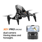 XD1 PRO Mini Drone 60g Weight Dual Camera Optical Flow Dron FPV Aerial Photography Foldable Quadcopter for Kids Toys RC Aircraft