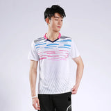 New Badminton Shirts Men Women Table Tennis Shirts Outdoor Running T-Shirts Fitness Gym Tennis Shirts Unisex