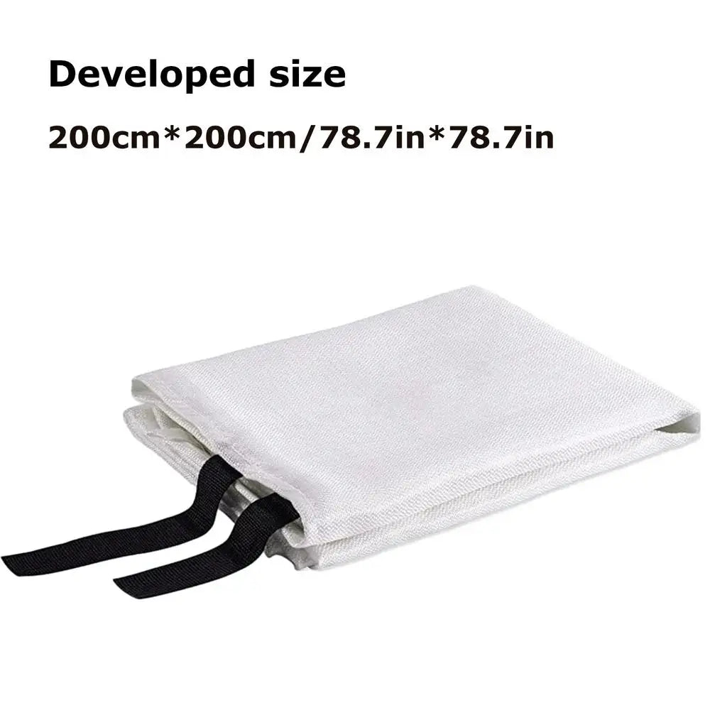 Fiberglass Fire Blanket 1.2X1.2M/2.2X2.2M Fire Flame Retardant Emergency Survival Fire Shelter Safety Cover Fire Extinguisher