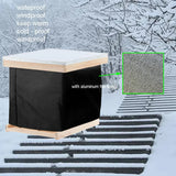 Windproof Winter Beehive Thermal Cover Waterproof Beehive Protection Wrap For Winter Use Beekeeping Supplies Adjustables