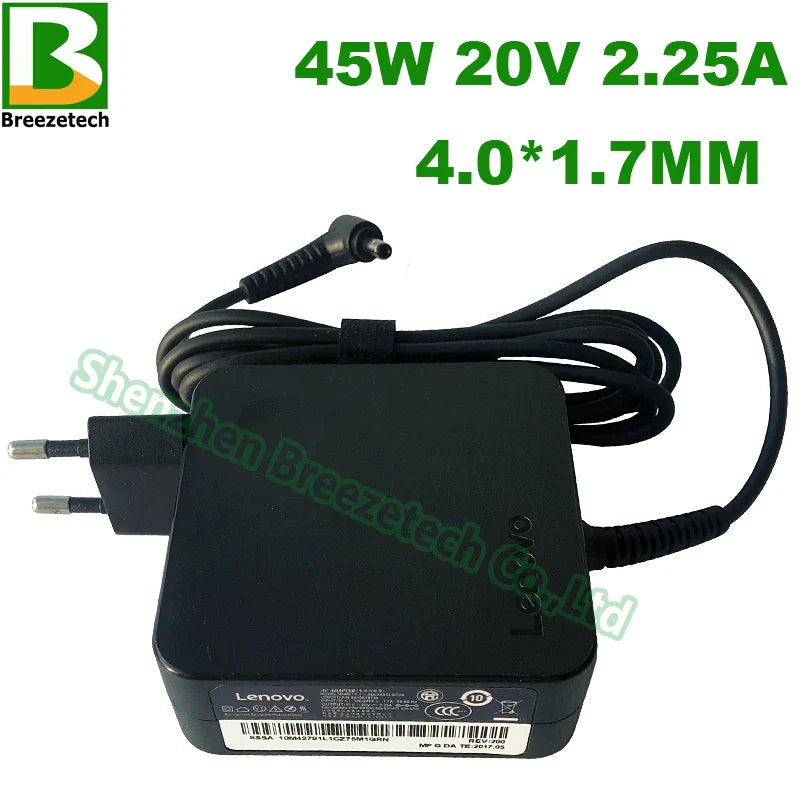 20V 2.25A 45W 4.0*1.7mm Laptop AC Adapter Power Charger For Lenovo Ideapad 100 110s Yoga 510 310-14 710s -13ISK B50-10 ADL45WCC