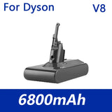 For Dyson 6800mAh/9800mAh/12800mAh V8 21.6 Volts Lithium battry Vacuum Cleaner Battery Rechargeable Power Tool Battery