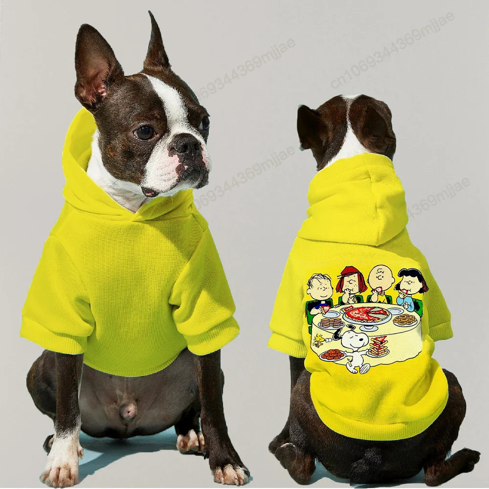 Disney  Hooded Sweater French Bull Dog Clothes for Small Dogs Apparel Pet Clothing Apparels Pug Dogs' Clothing 2023 Costume Suit