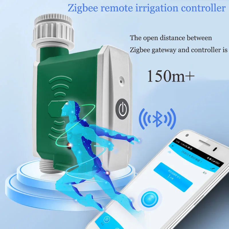 Tuya Smart Zigbee Automatic Irrigation Sets Rain /Snow Delay Watering Timer Home And Garden Plants Automated Drip Irrigation