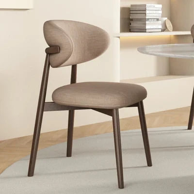 Nordic Dining Chairs  Fashionable  Simple   Cloth  Art Dining Bench Hotel  Light Luxury Home Kitchen with Backrest Soft Stool