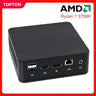 Cheap Gamer Mini PC AMD Ryzen7 3750H R5 3550H Barebone Computer Windows11 2xDDR4 NVMe HDMI2.0 DP Gaming PC Dual 4K UHD HTPC WiFi