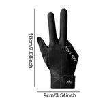 1pcs Polyester Spandex Snooker Billiard Cue Glove Pool Left Hand Open Three Finger Accessory 3 Fingers Pool Billiard Gloves