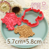 Genshin Impact Neuvillette Cake Tool Animal Cookie Cutter Christmas Cutters Biscuit Stamp Fondant Mould Baking Sugarcraft Molds