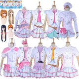 Anime Lovelive Love Live μ'S Snow Halation Kotori Minami Nico Yazawa Rin Hoshizora Cosplay Costume Wig Winter Lolita Dress Suit