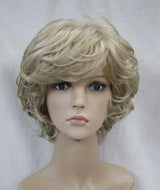 Fashion Short Women‘s Wigs Blonde Brown Black Wig Bob Curly Wigs Real Natural Hair