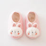 Non-slip Baby Floor Socks Cute Rabbit Pattern Newborn Winter Warm Slipper with Soft Sole Infant Toddler Walking Socks Shoe